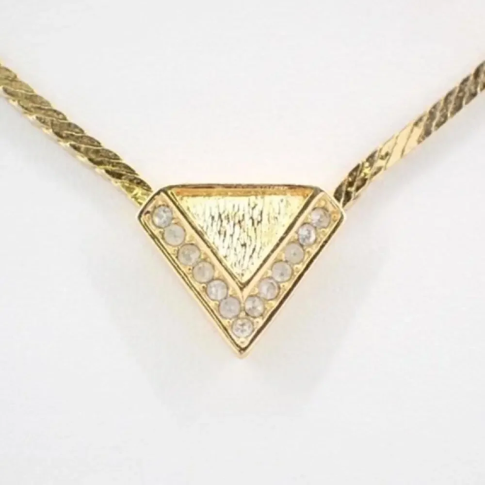 Christian Dior V Necklace Vintage